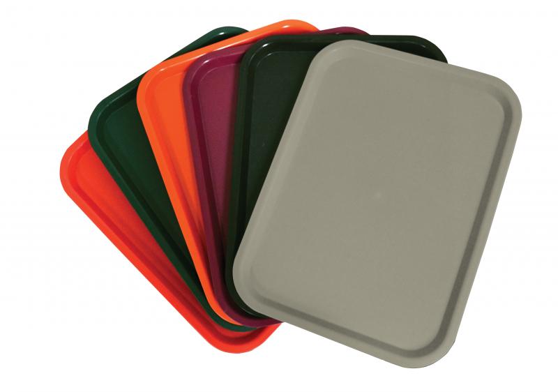 12" x 16" Green Fast Food Tray